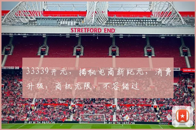 33339开元，揭秘电商新纪元，消费升级，商机无限，不容错过